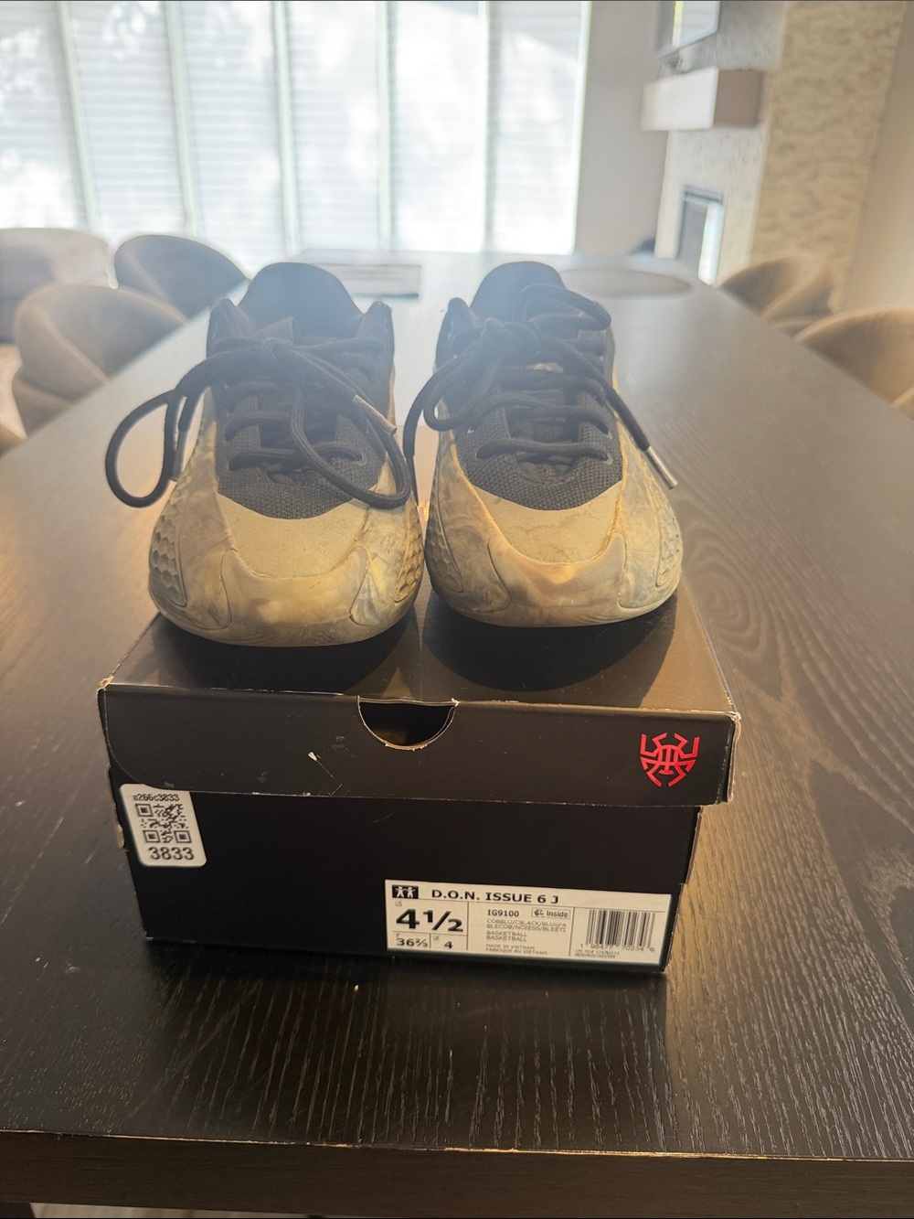 D.O.N. Black and Tan kids Athletic Sneakers
